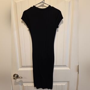 *4 For $25* Fashion Nova Lined Black T-shirt Dress